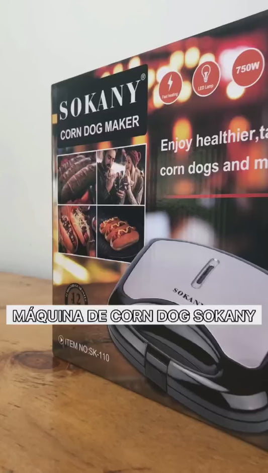 Máquina para Corndogs SOKANY: Convierte tu Cocina en un Negocio Rentable